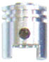 KEITI Valve Cap Piston Silver B211S