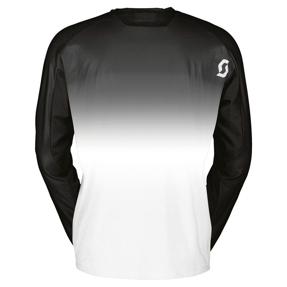 SCOTT Swap EVO MX Jersey, Caviar Black/Bright White - back