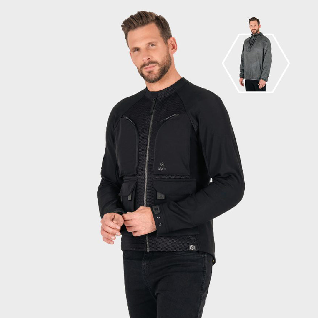 KNOX Tor DUO Armoured Shirt & WP Shell - Blk