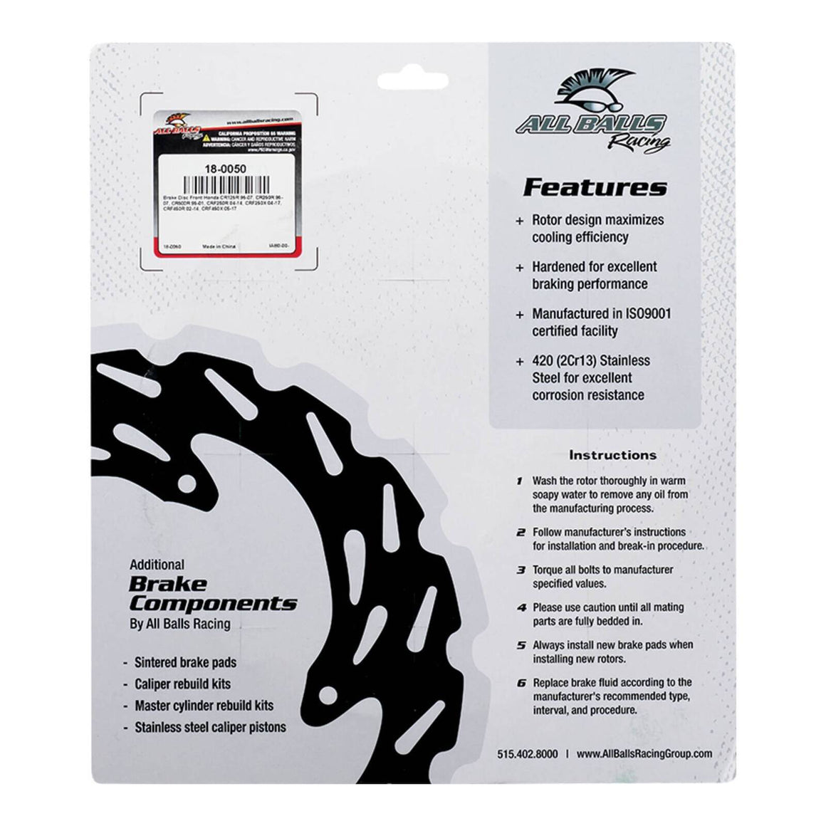 Brake Disc 18-0050