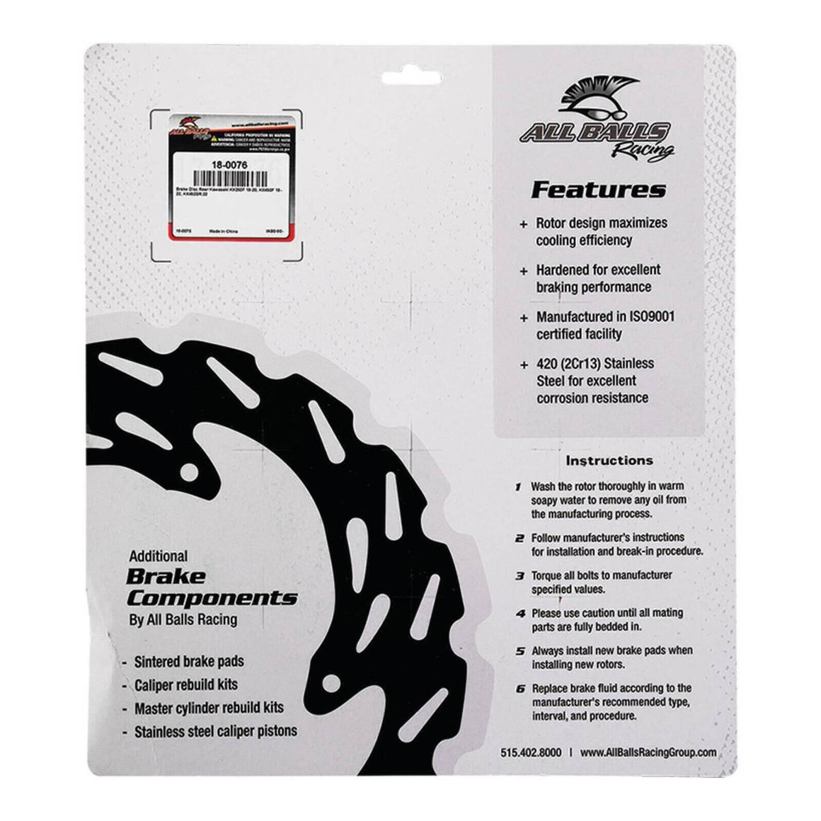 Brake Disc Rear 18-0076