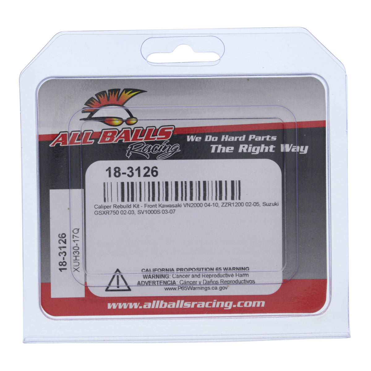 All Balls Racing Calliper Rebuild Kit (18-3126)