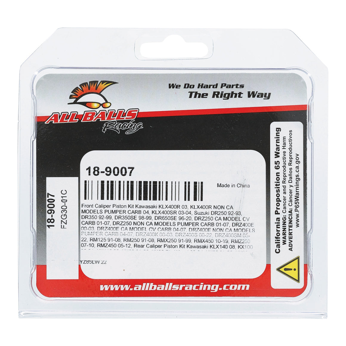 All Balls Racing Calliper Piston Kit (18-9007)