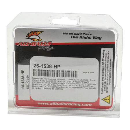 All Balls Racing Wheel Bearing Kit - Tapered DAC Upgrade (25-1538-HP)