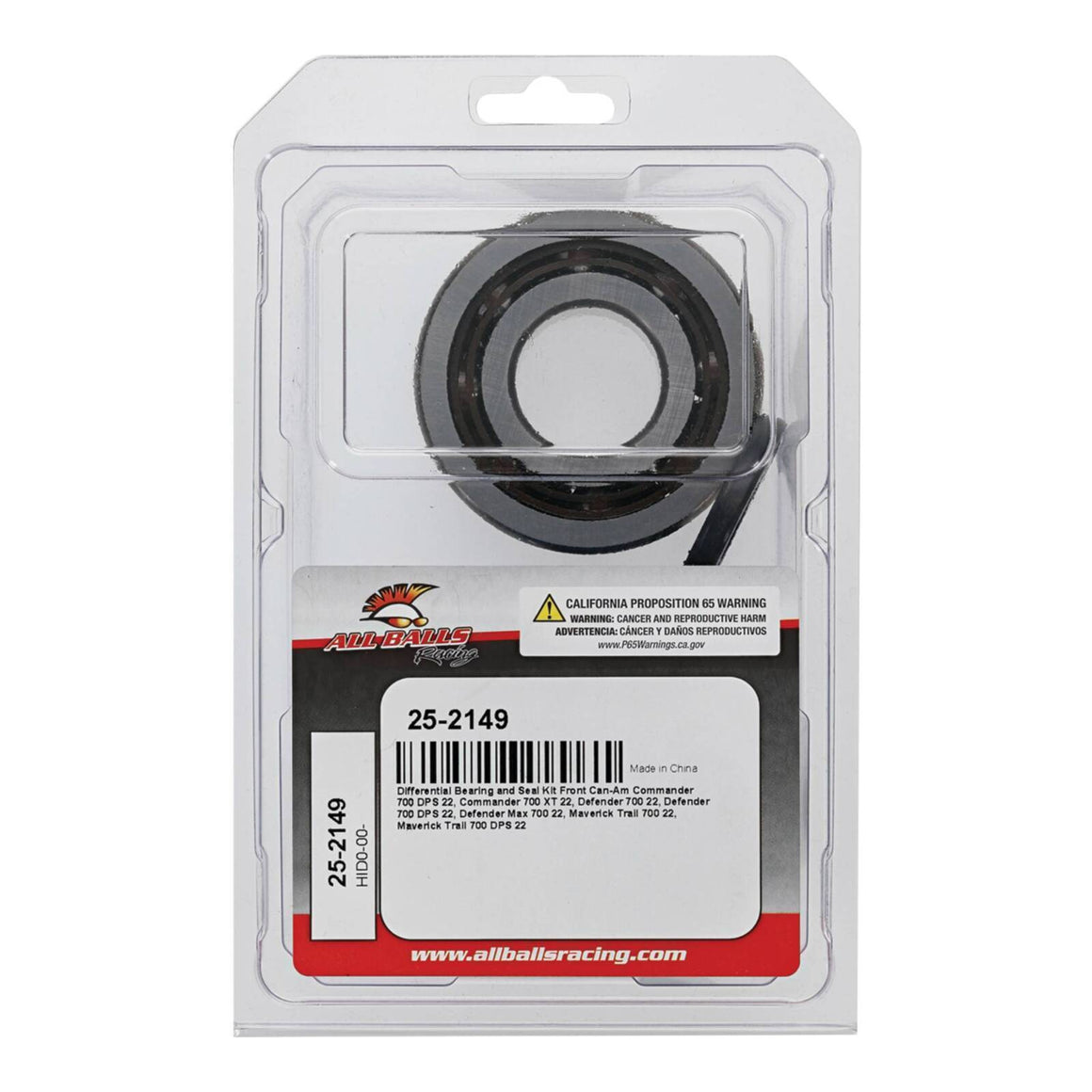 Differential Bearing & Seal Kit Front 25-2149