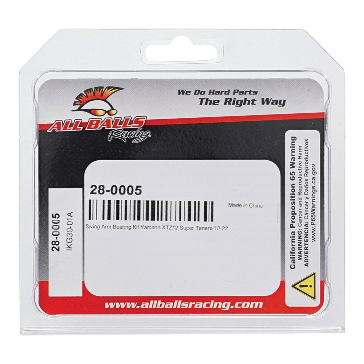 Swing Arm Bearing Kit 28-0005