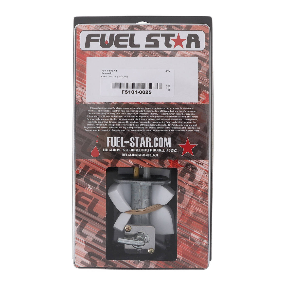 All Balls Racing Fuel Tap Kit (FS101-0025)