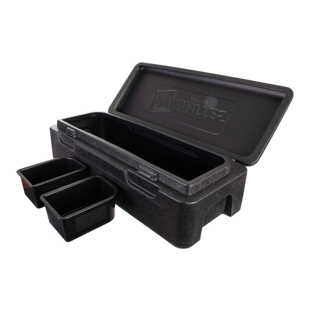Whites ATV Cargo Box - 55L - Black / Black
