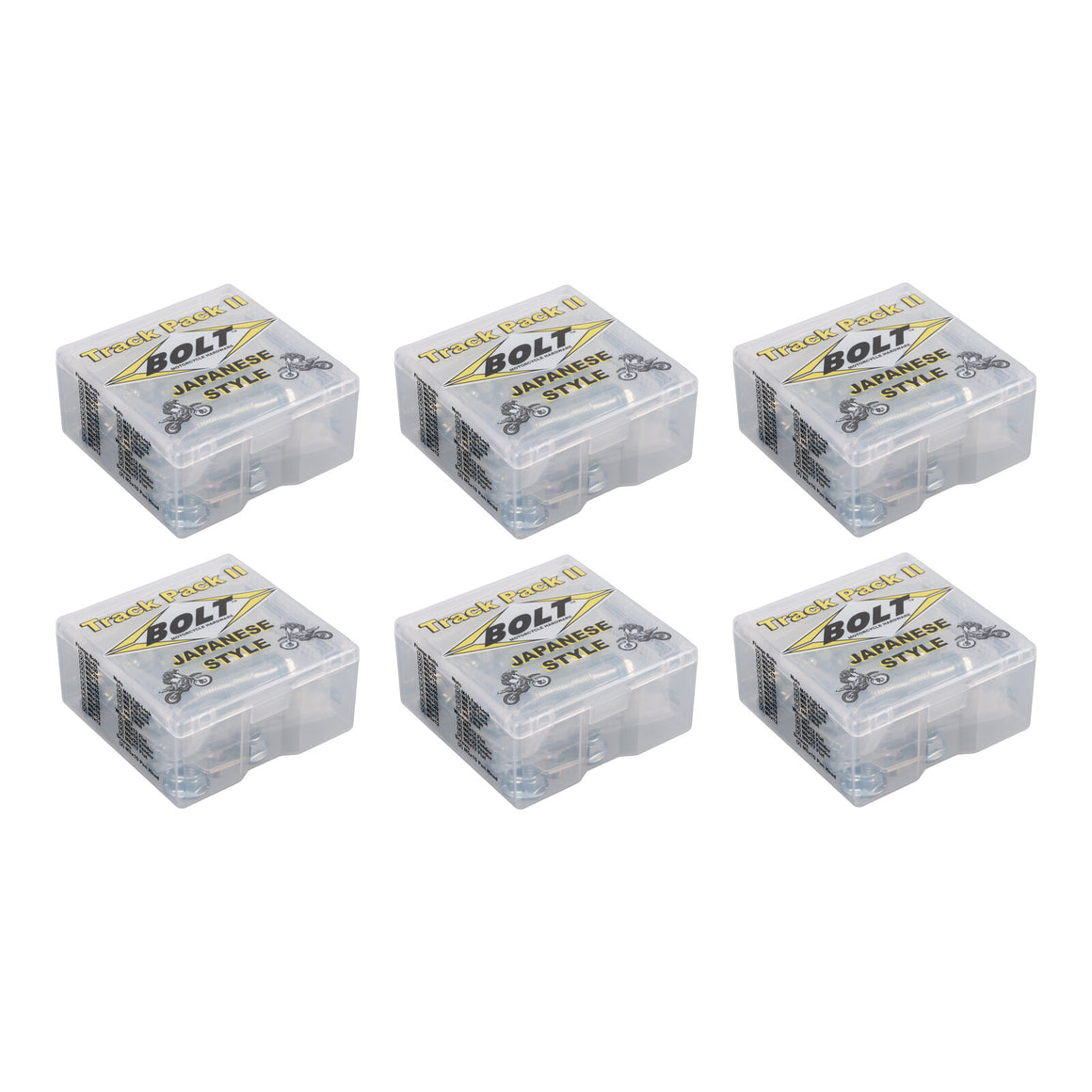 Bolt Track Pack for Japanese Motorcycles (6 Kits Display)