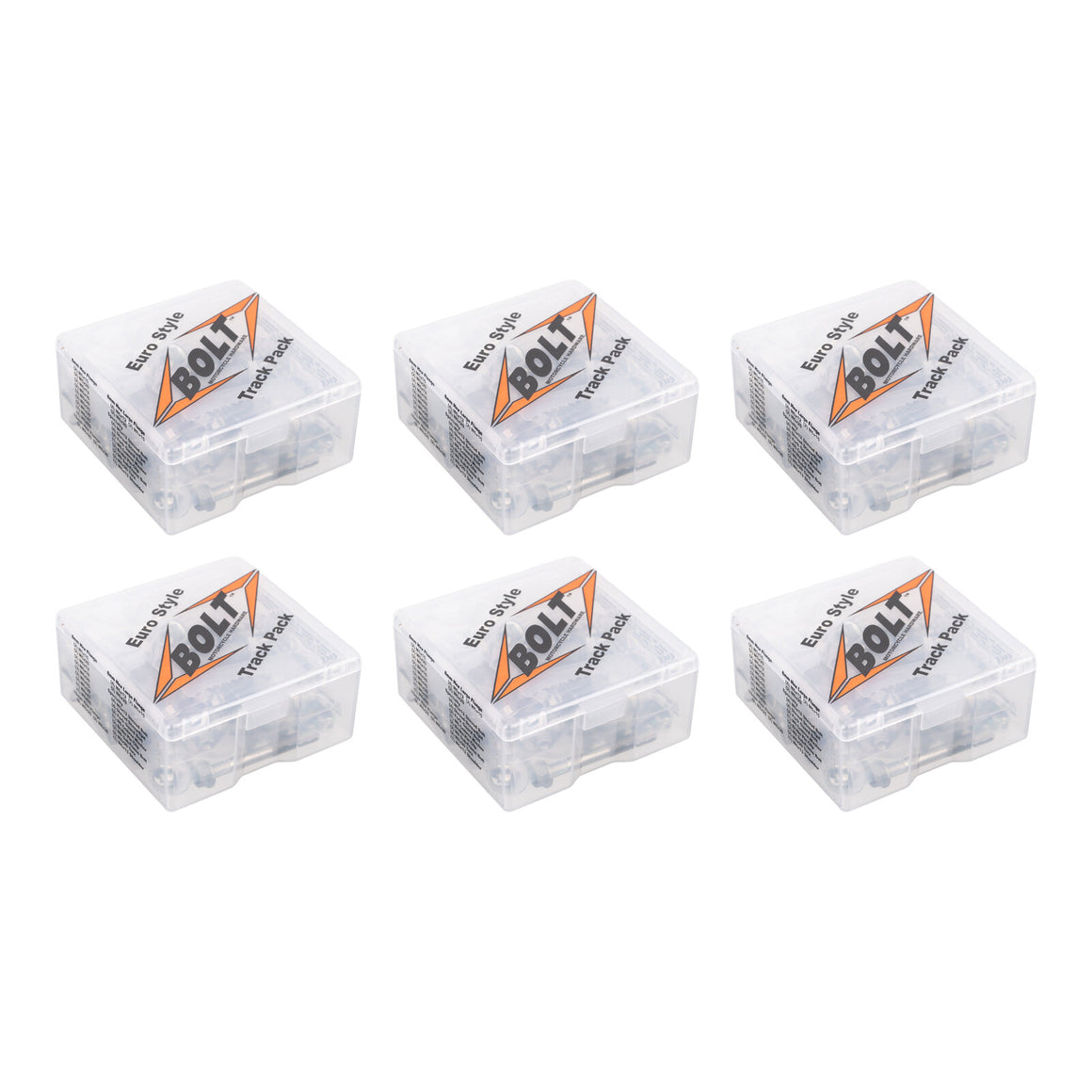 Bolt Euro Style Track Pack (6 Kits POP Display)