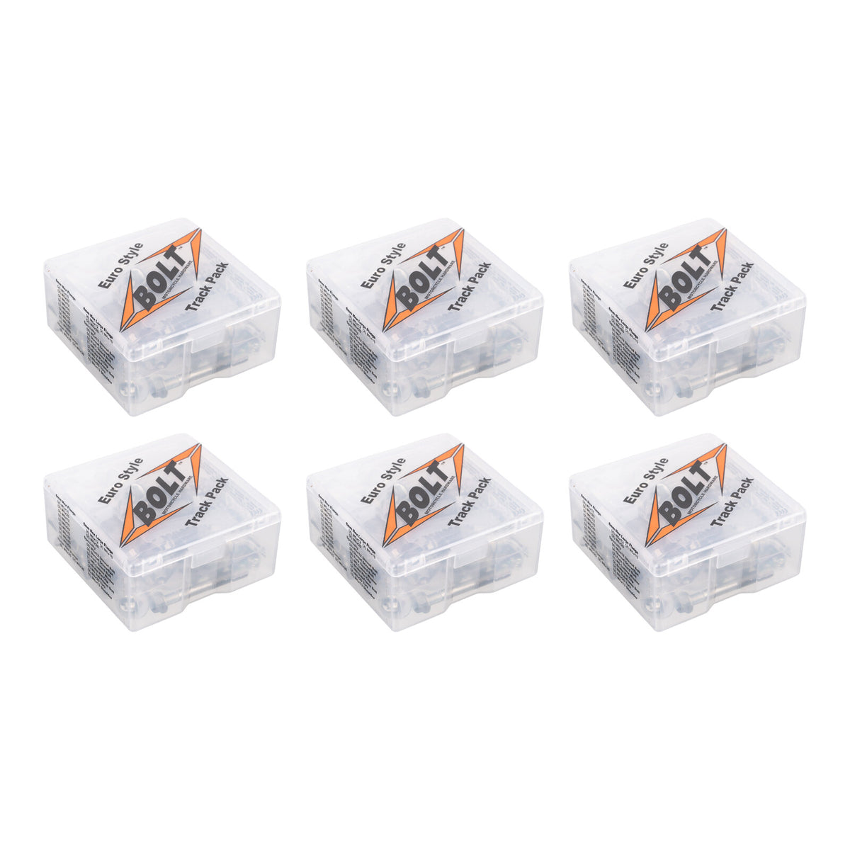 Bolt Euro Style Track Pack (6 Kits POP Display)