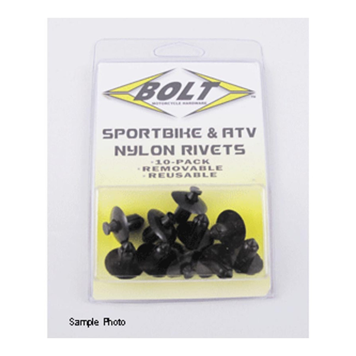 BOLT M7 NYLON PUSH/PRY RIVETS - 2005-7RIV(Pkt of 10) REPLEN