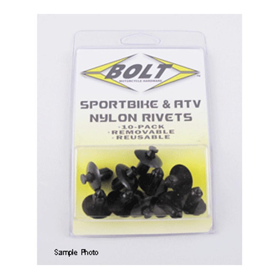 BOLT M8 NYLON PUSH RIVETS - 2005-8SRIV (Pkt of 10) REPLEN