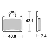 Brembo Prime Sinter Rear Brake Pads 07GR16SD