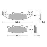 Brembo Prime Sinter Front Brake Pads 07KA09SA