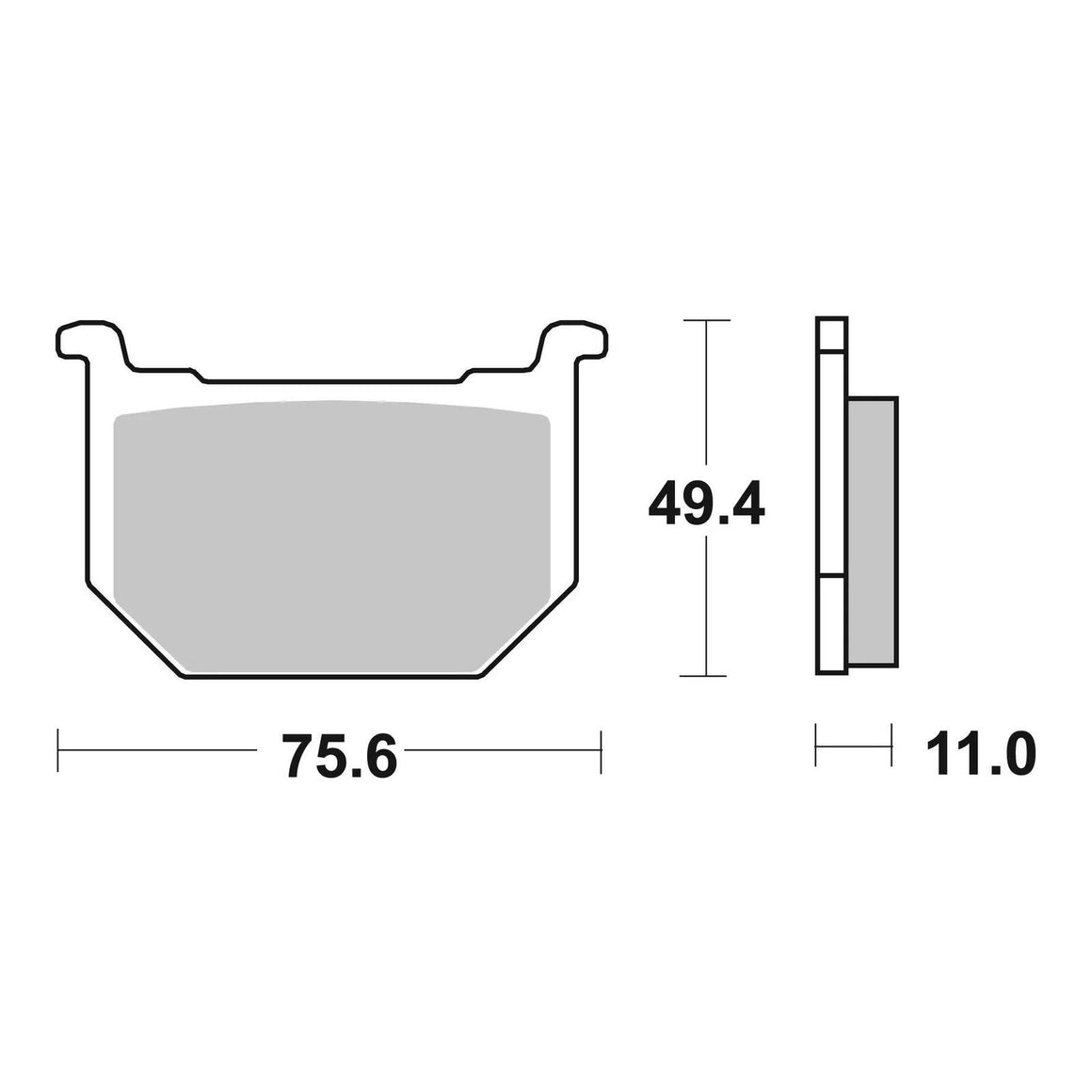 Brembo Prime Carbon Ceramic Front Brake Pads 07SU0312
