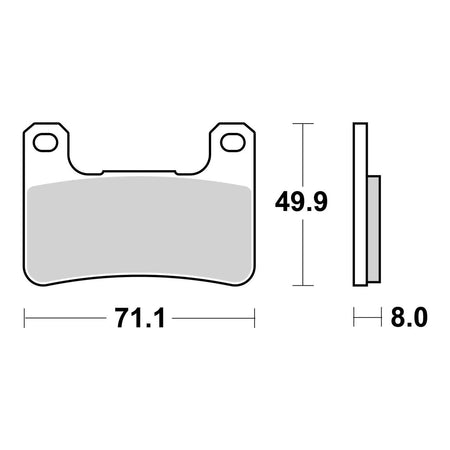 Brembo Prime Sinter Front Brake Pads 07SU27SA