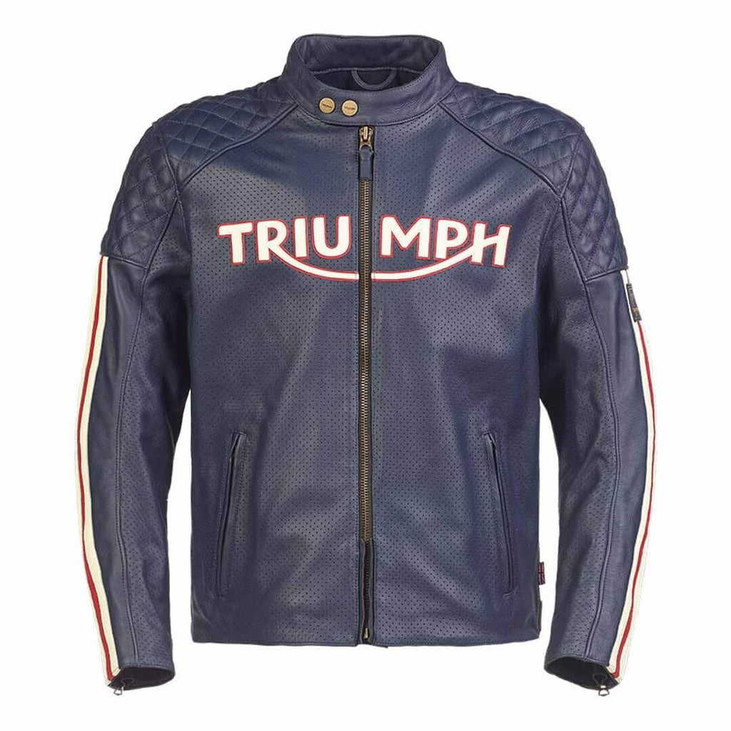 Triumph leather sale motorcycle jacket