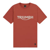MTSS26218 Triumph Bamburgh Rust/Bone Tee