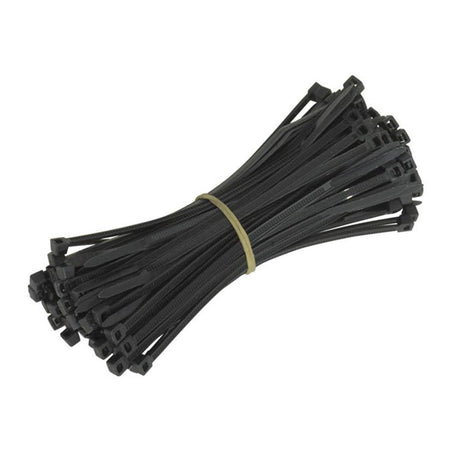 Whites Cable Ties 300 x 7.6mm 100pcs/Bag Black