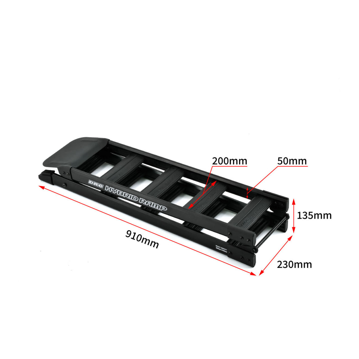 DRC Hybrid Ramp Folding 180cm - Black