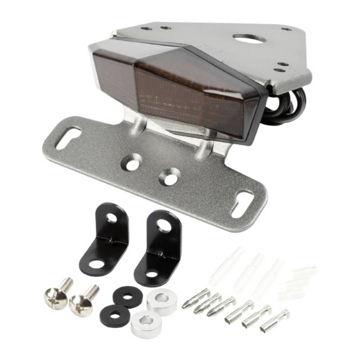 DRC Edge Aluminium Tail Light Holder Kit - Smoke Lens - DRZ 400 S/SM