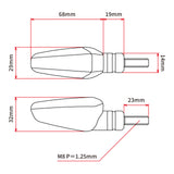 DRC 602 LED Flasher Lights (12V / Orange / Pair)