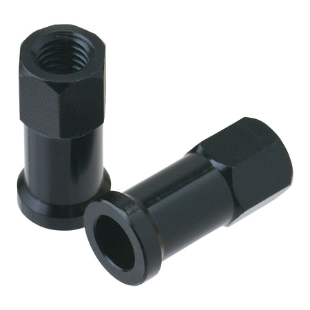 DRC RIM LOCK NUTS 2PCS BLACK