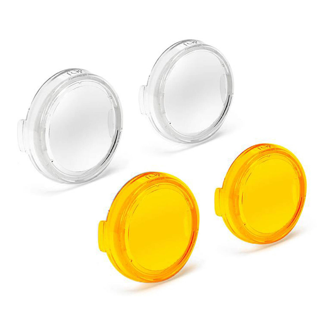 Denali Snap-on Beam Filter for DR1 Spot Beam Pattern - Clear (Pair)