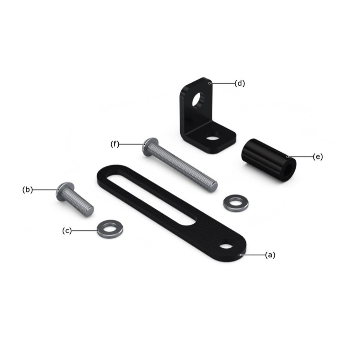 Denali Horn Mounting Brackets, Yamaha Tenere 700 '21-
