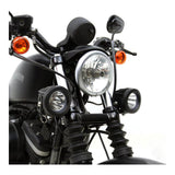 Denali Driving Light Mount - Articulating Bar Clamp 39mm-49mm - Black