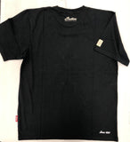 Men's Short Sleeve Script Logo Tee -Black