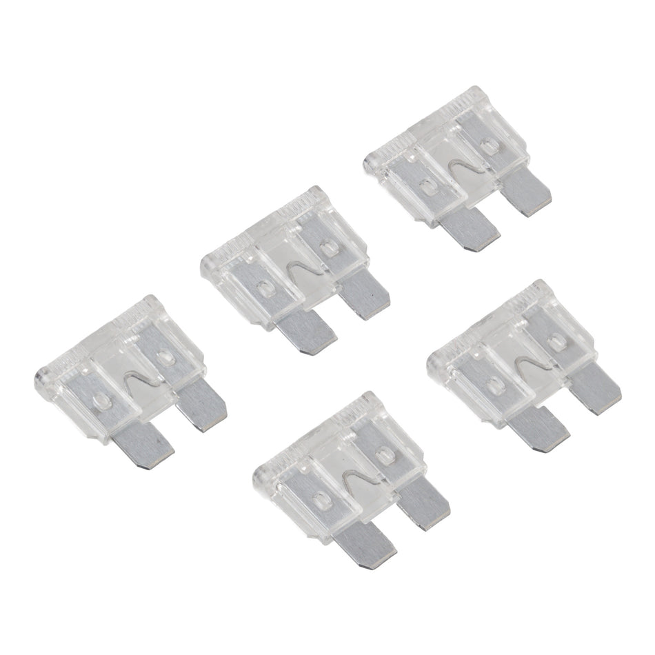 Fuse 25A Blade - Clear (Packet of 5)