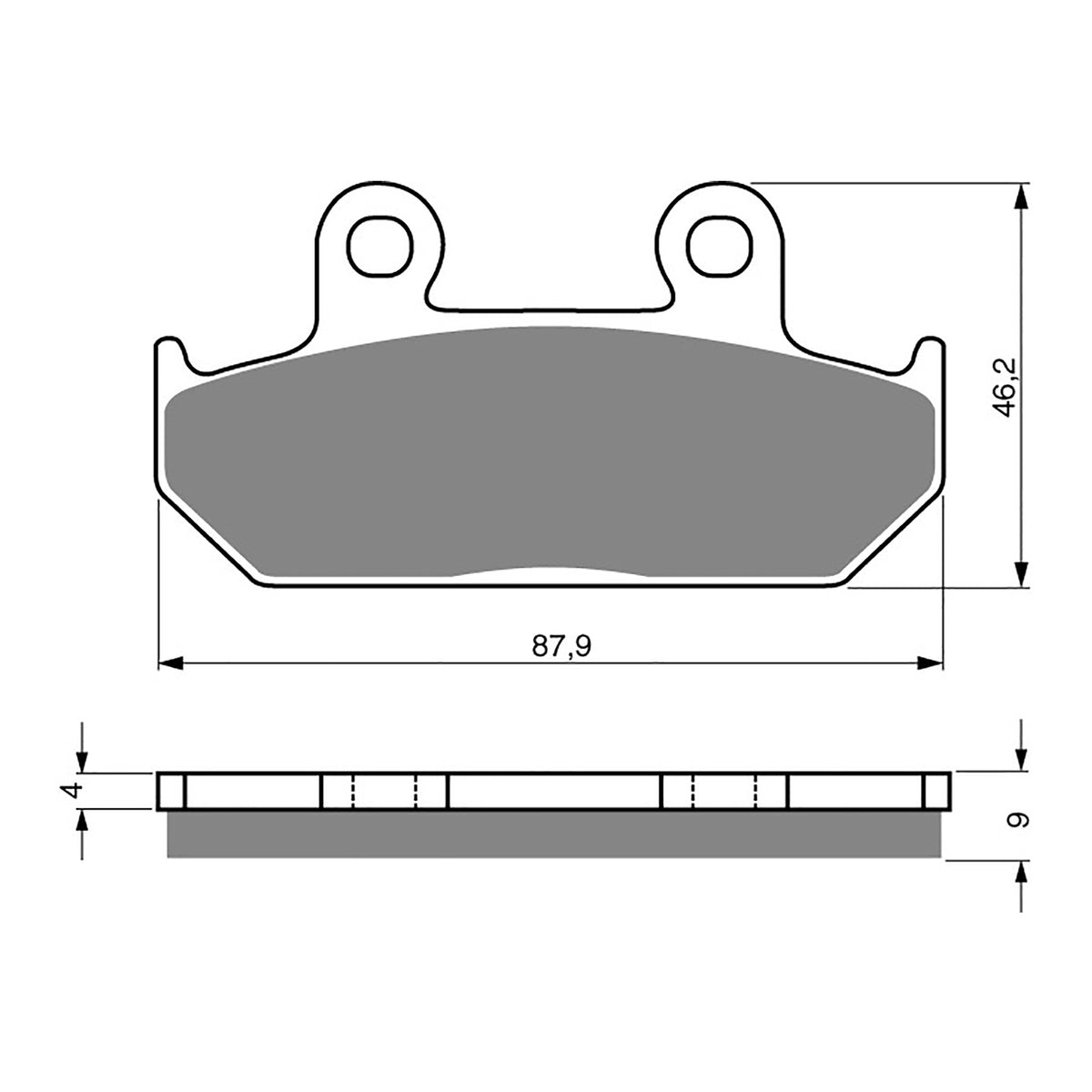 GOLDfren Brake Pads - S3 Sintered Sports