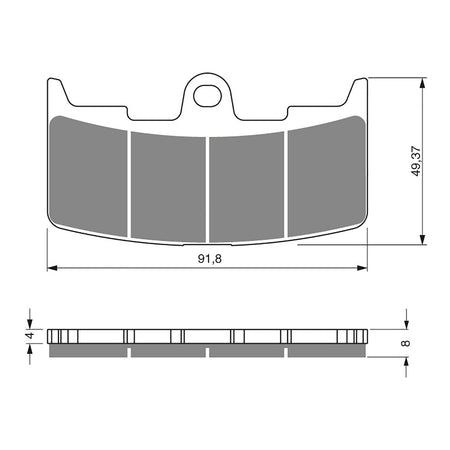 GOLDfren Brake Pads - S3 Sintered Sports