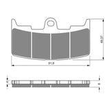 GOLDfren Brake Pads - S3 Sintered Sports