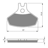 GOLDfren Brake Pads - K5 Off-Road Racing