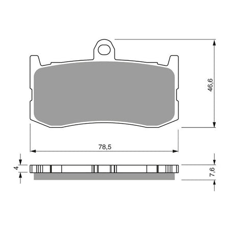 GOLDfren Brake Pads - S3 Sintered Sports
