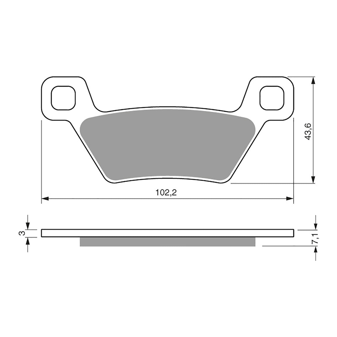 GOLDfren Brake Pads - K5 Off-Road Racing