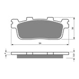 GOLDfren Brake Pads - S3 Sintered Sports