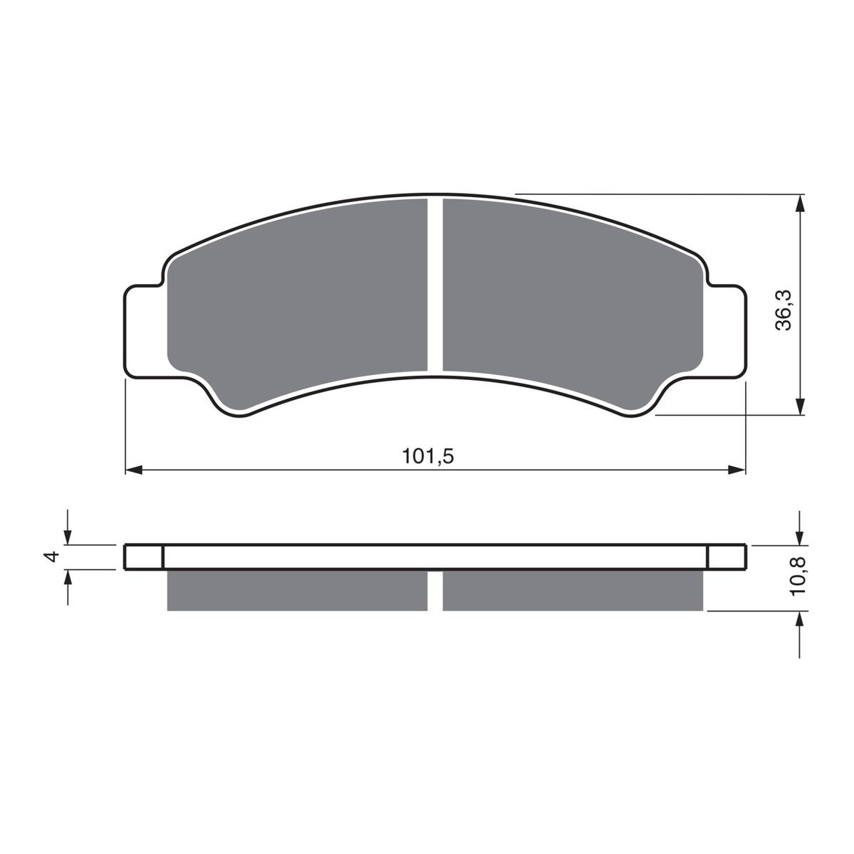 GOLDfren Brake Pads - K5 Off-Road Racing