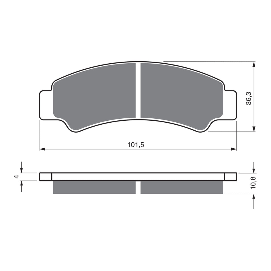 GOLDfren Brake Pads - K5 Off-Road Racing
