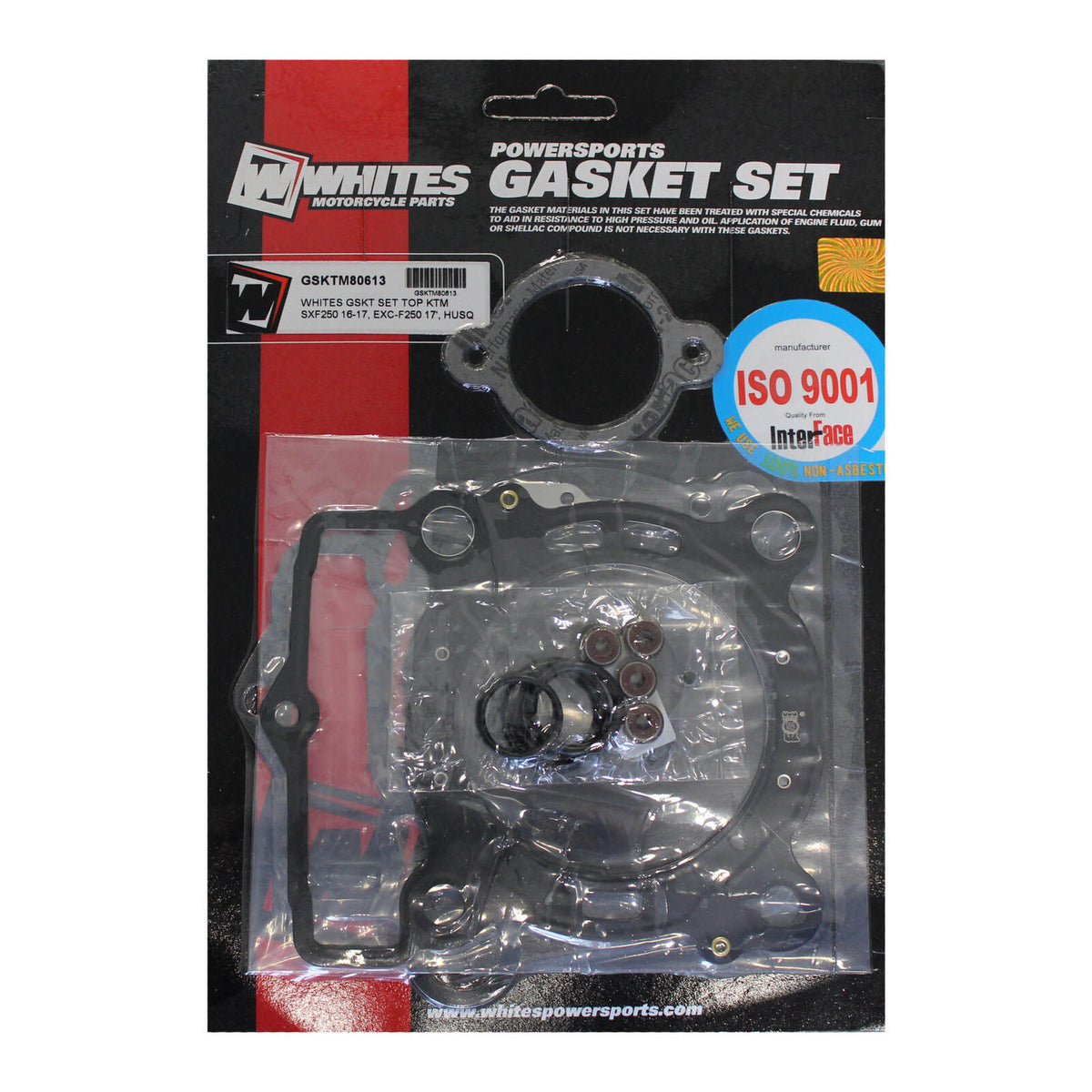 Whites Top Gasket Set KTM SXF250 '13-'17, EXC-F250 '17, Husqvarna