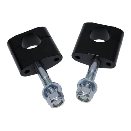Whites Handlebar Mount 1-1/8 Taper Flat Black 12mm Bolt