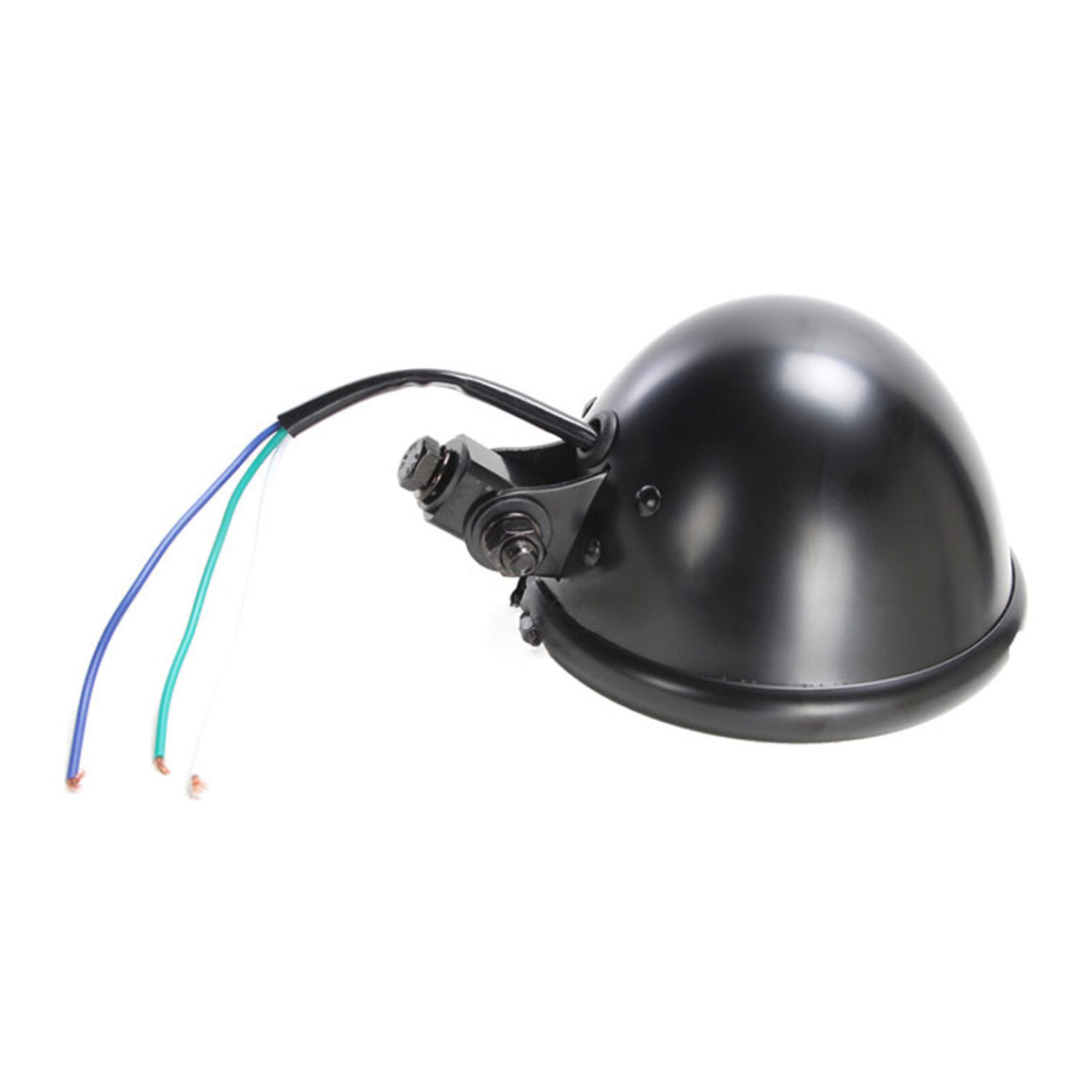 WHITES HEADLIGHT BATES 5 3/4 BTM MNT H4 60/55w BLK