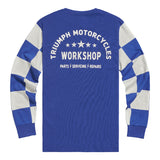 MTLS25122 Triumph Harker Long Sleeve Blue/Bone