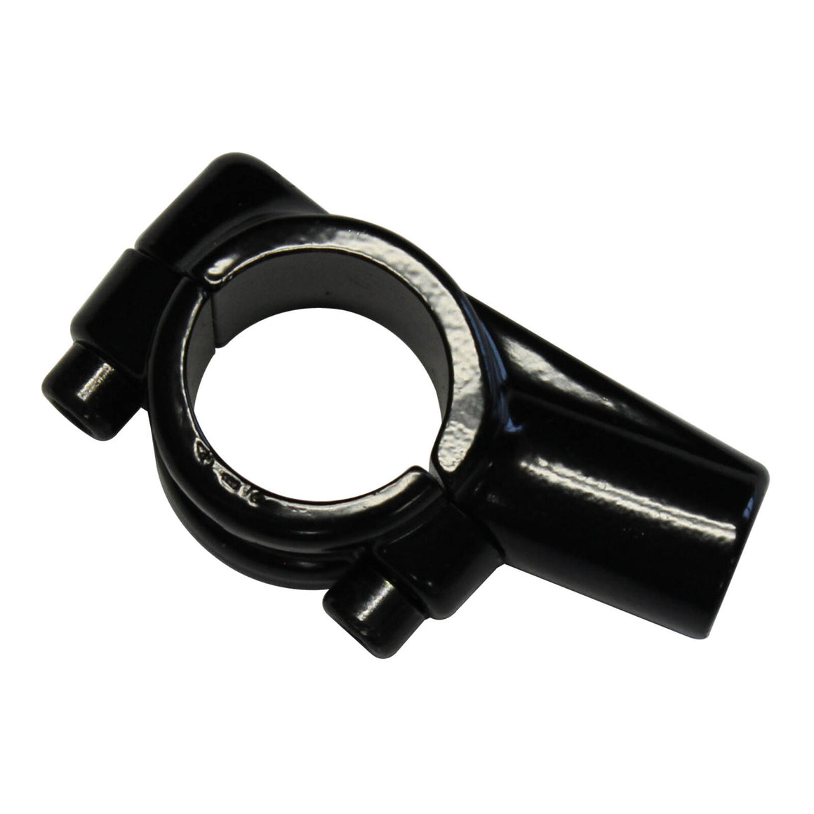 Whites Left Bracket 2-piece (Mirror Mount Only) - Black, for 10mm mirrors
