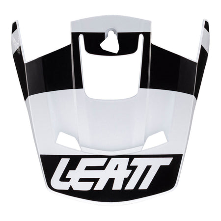 Leatt 3.5 Junior Helmet Peak - Black / White (Junior/XS/2XL)