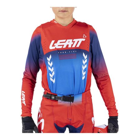 Leatt 2026 4.5 Junior Jersey - Royal Blue / Red