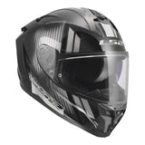 LS2 FF817 Challenger II Nitro Helmet - Black / Grey